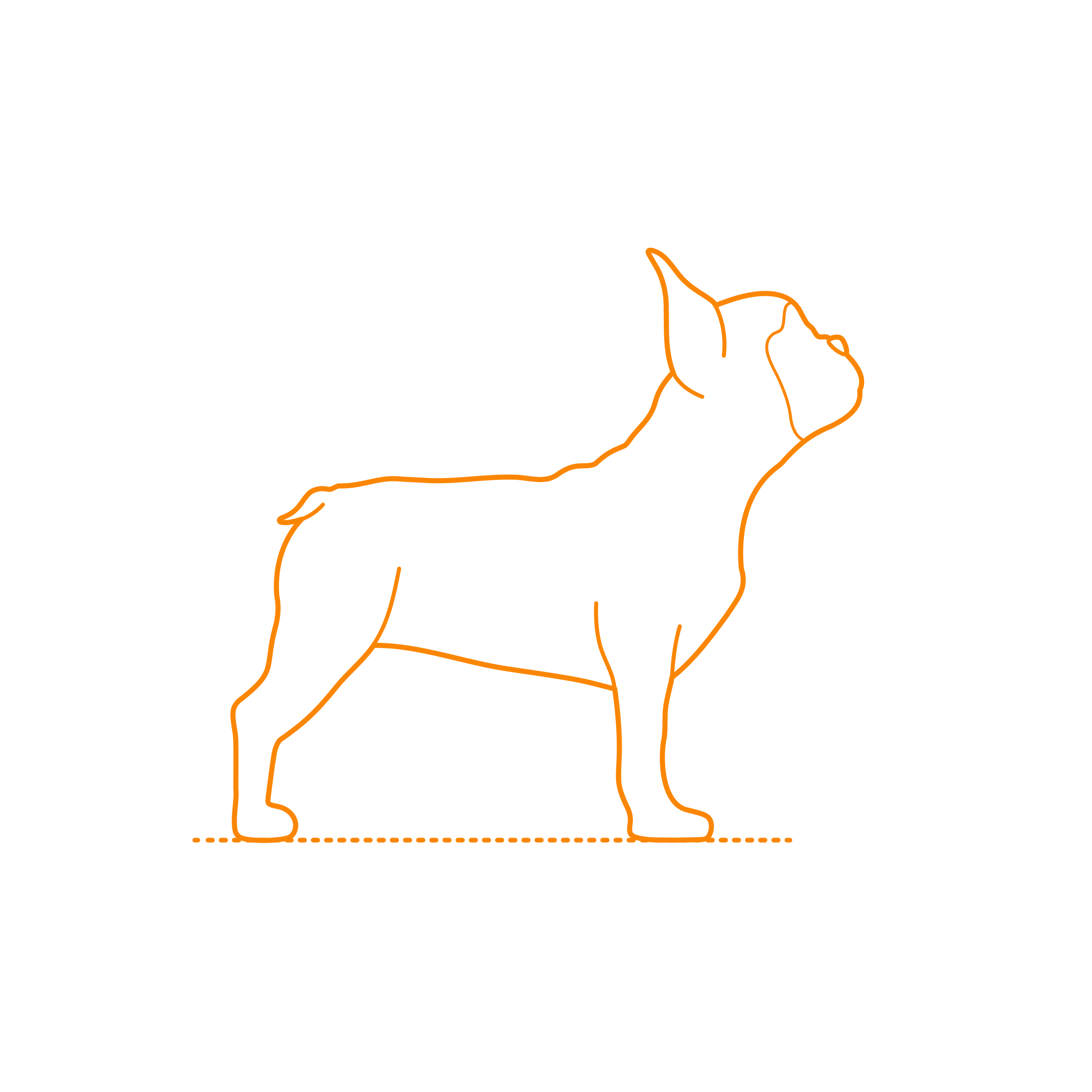 Animals Dogs French Bulldog Sketch Style Svg Vector Free Vectors